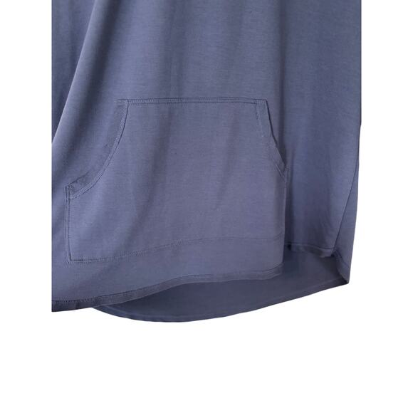 Soft Surroundings knit cowl neck tunic 3/4 sleeves pocket Staple Med Minimalist - Picture 8 of 8
